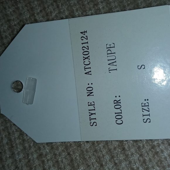 NWT Sadie & Sage Taupe Lace Up Sweater Dress S - Picture 8 of 10